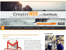 Tablet Screenshot of creativindie.com